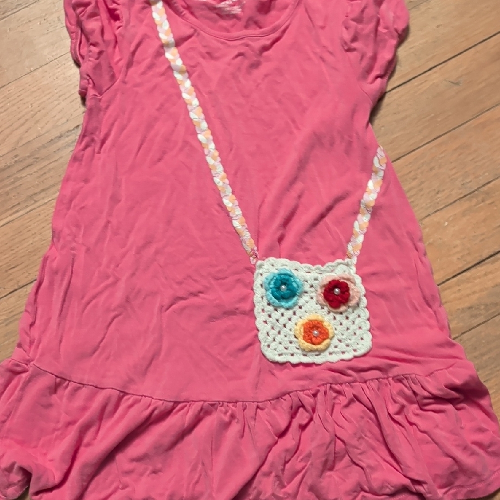 Design History Pink Dress Purse Floral